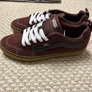 Vans Men's Burgundy Sneakers